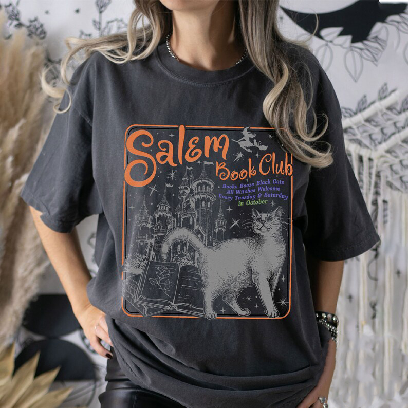 Salem Book Club T-Shirt-lovefitte