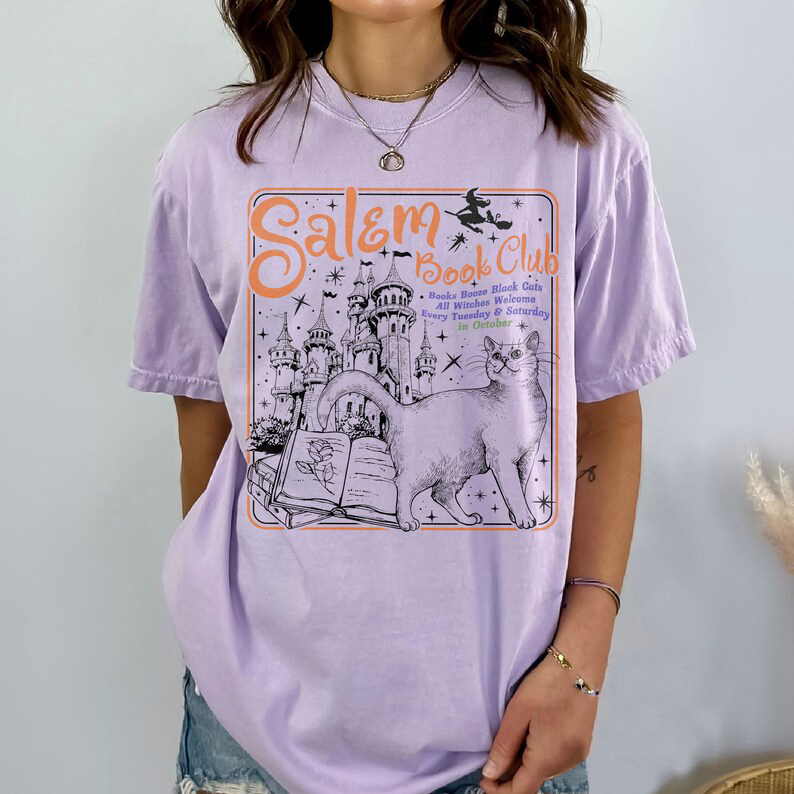 Salem Book Club T-Shirt-lovefitte