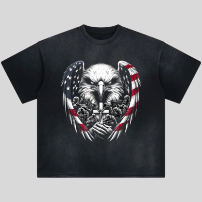 Eagle American Flag T-Shirt
