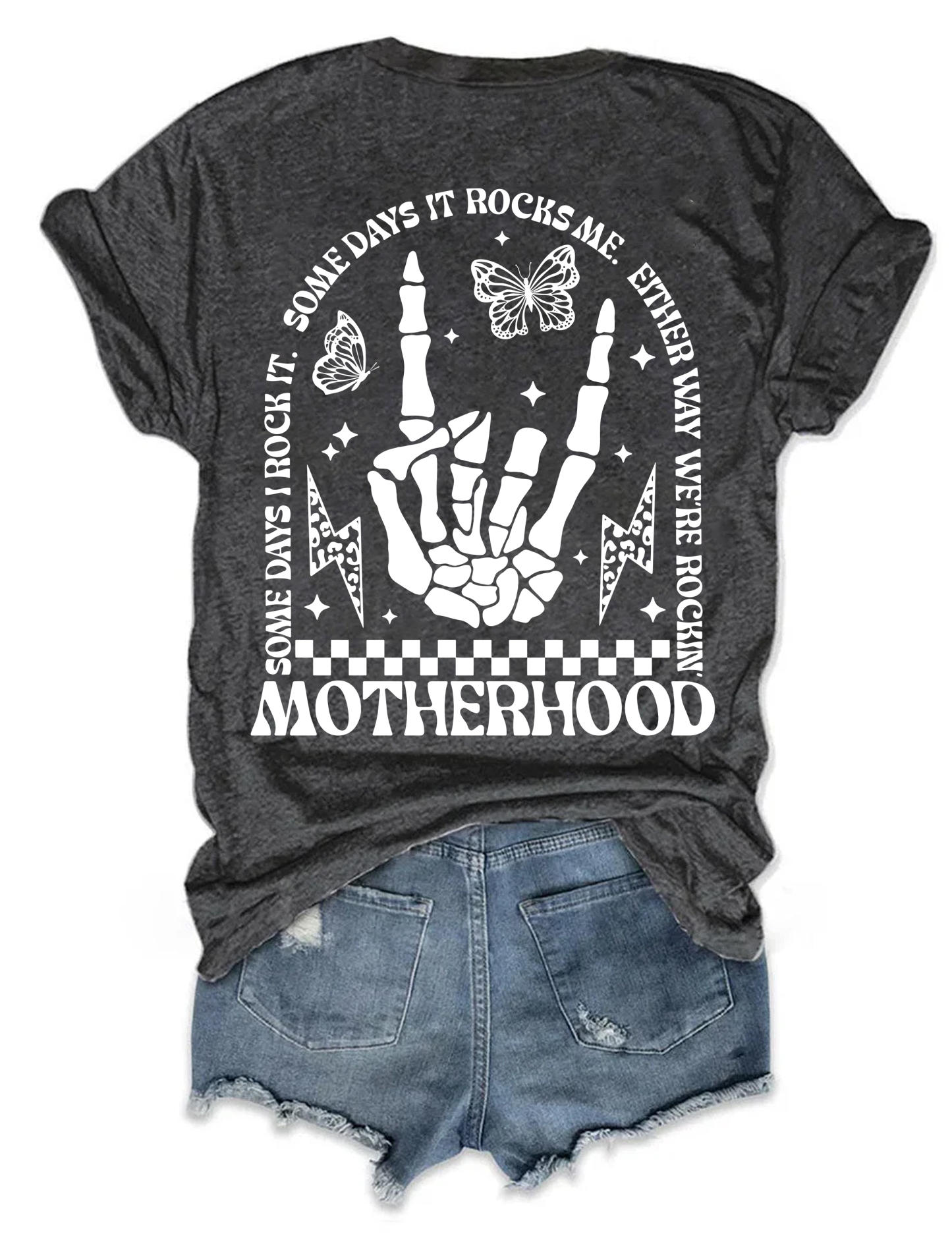 Motherhood Some Day I Rock It T-shirt-lovefitte