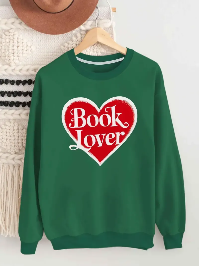 Book Lover Graphic Sweatshirt
