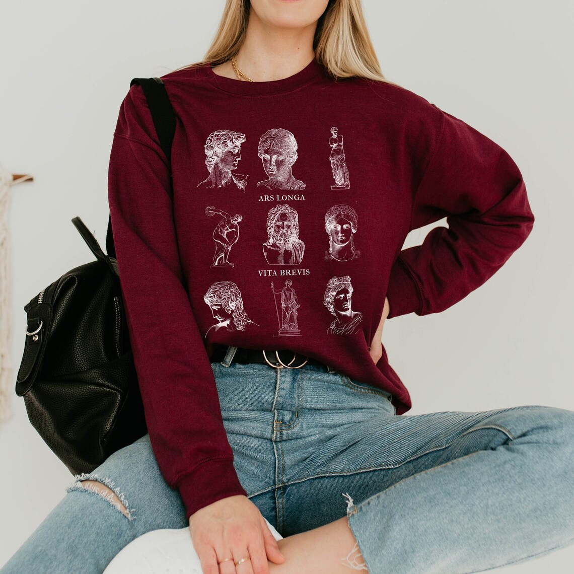 Ars Longa Vita Brevis Latin Sweatshirt
