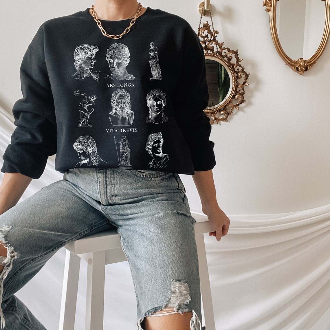 Ars Longa Vita Brevis Latin Sweatshirt