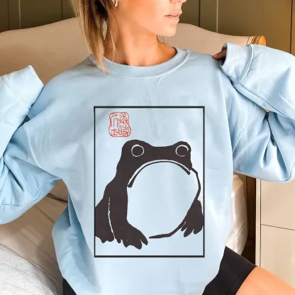 Unimpressed Frog Sweatshirt