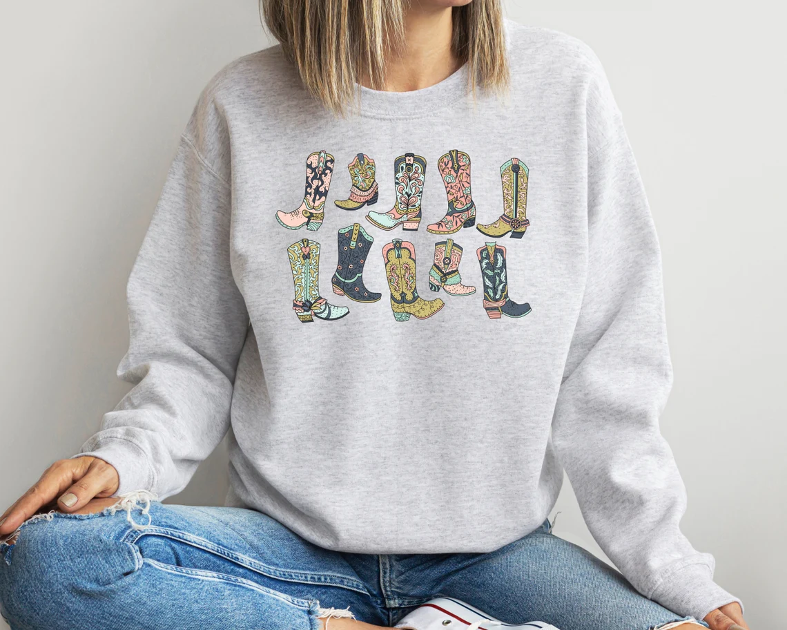 Cowgirl Boots Sweatshirt