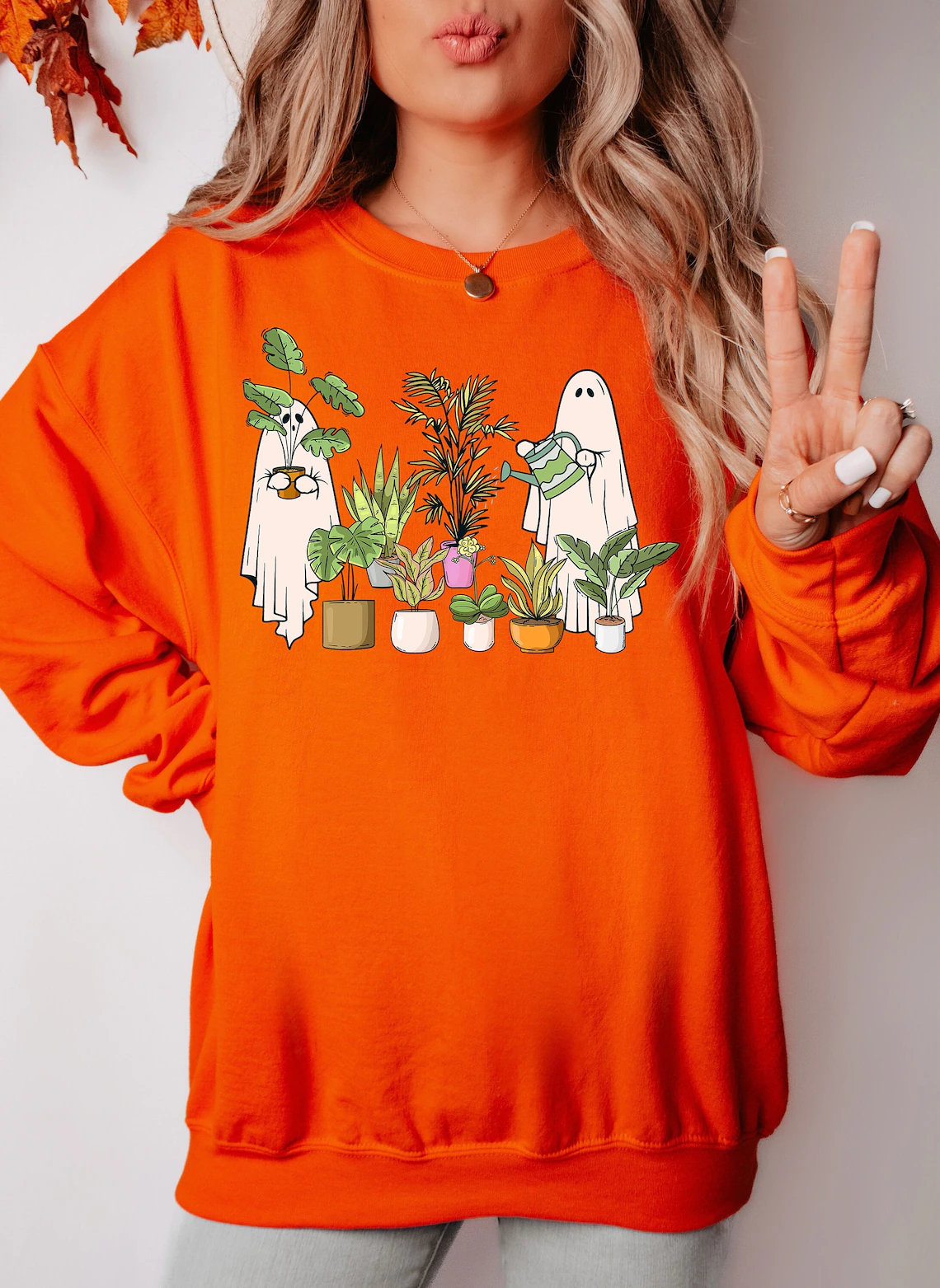Funny Plant Ghost Sweatshirt