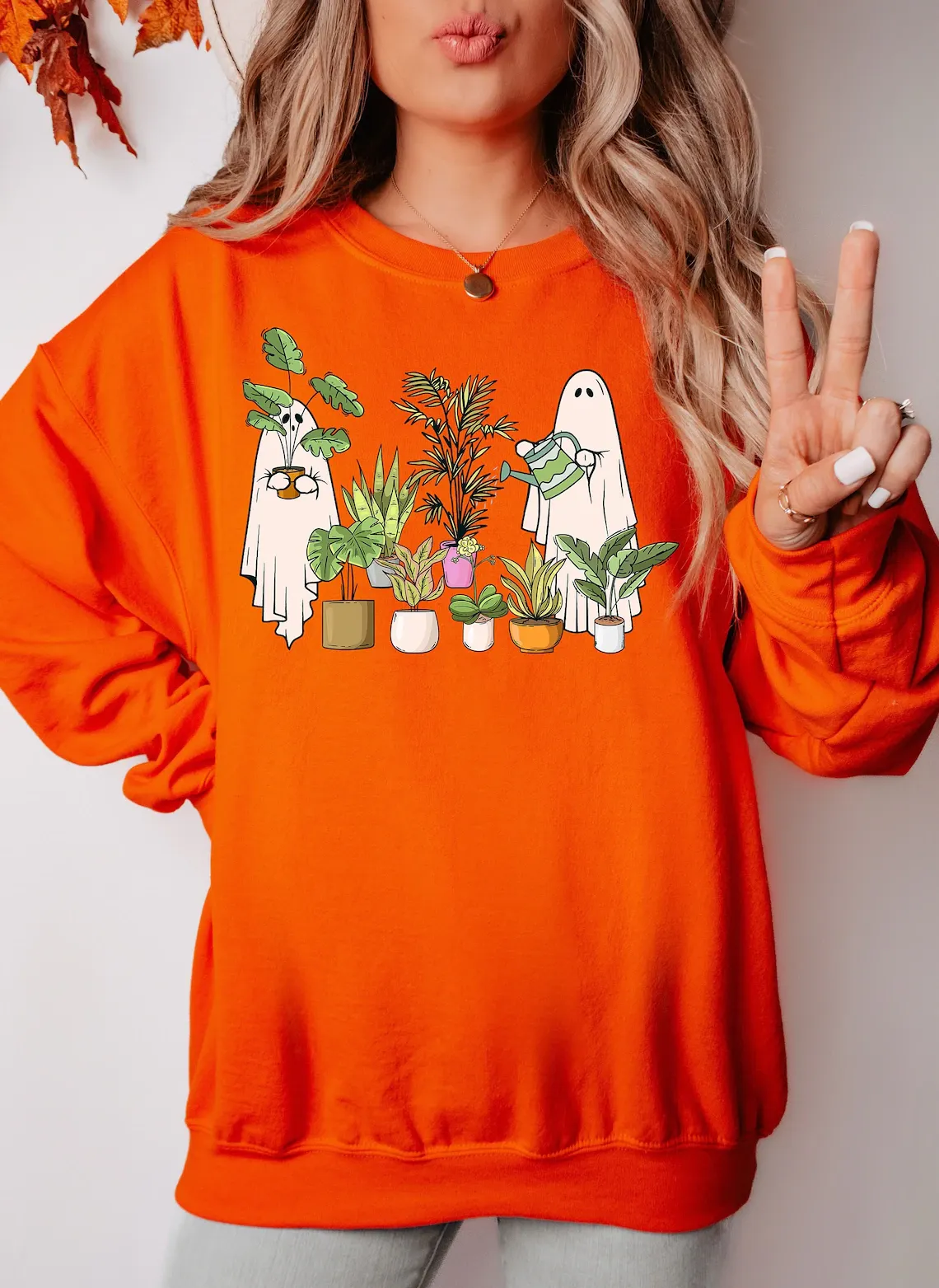 Funny Plant Ghost Sweatshirt