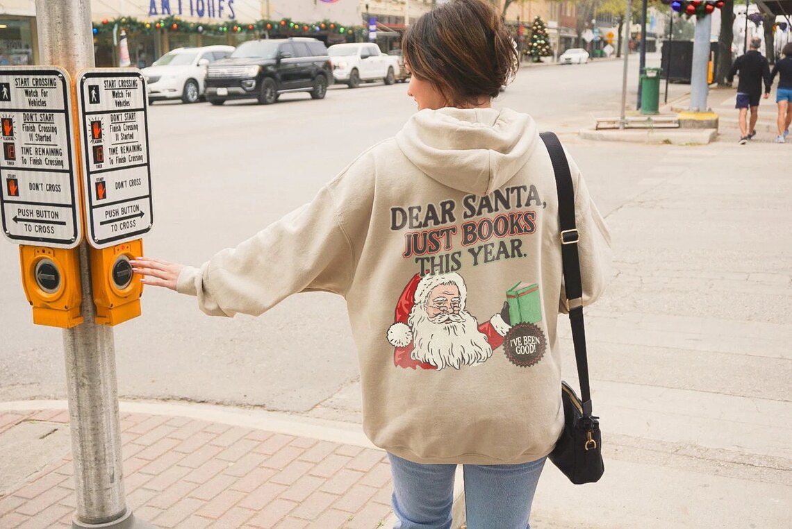 Christmas Bookish Hoodie