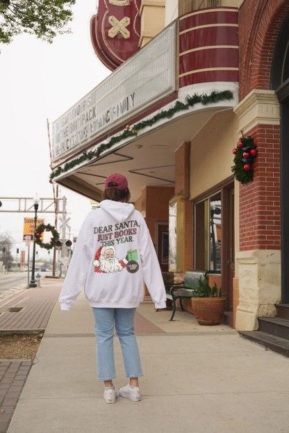 Christmas Bookish Hoodie