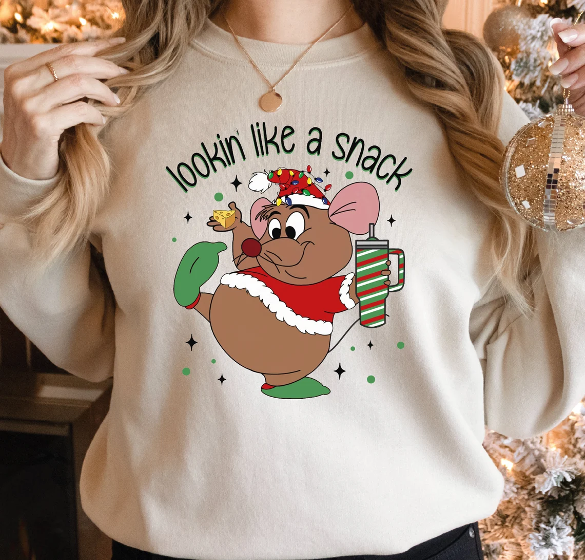 Gus Gus Looking Like a Snack Christmas Sweatshirt