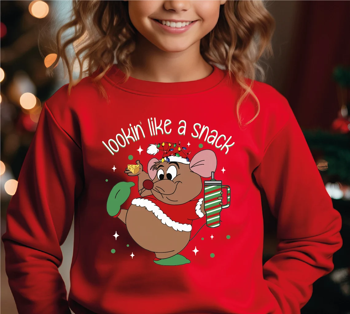 Gus Gus Looking Like a Snack Christmas Sweatshirt