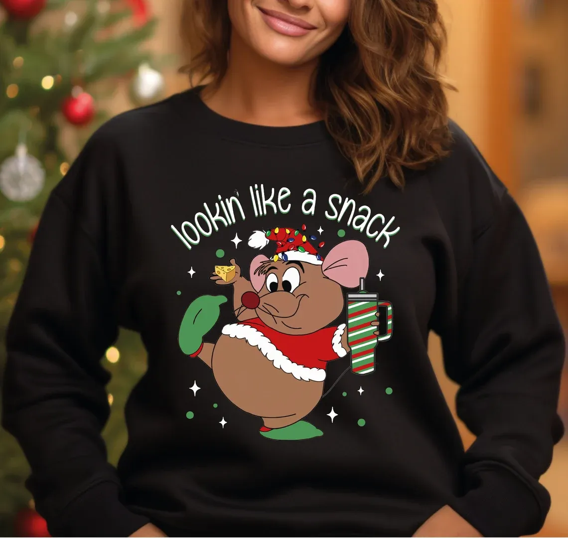 Gus Gus Looking Like a Snack Christmas Sweatshirt