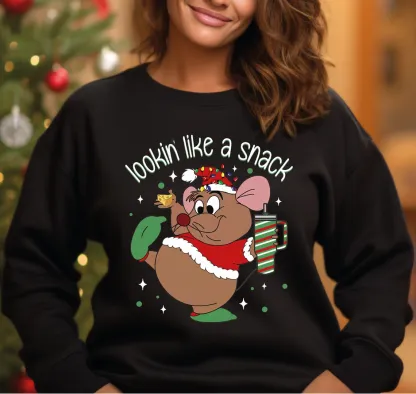 Gus Gus Looking Like a Snack Christmas Sweatshirt