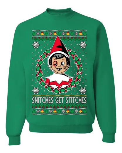 Snitches Get Stitches Sewatshirt