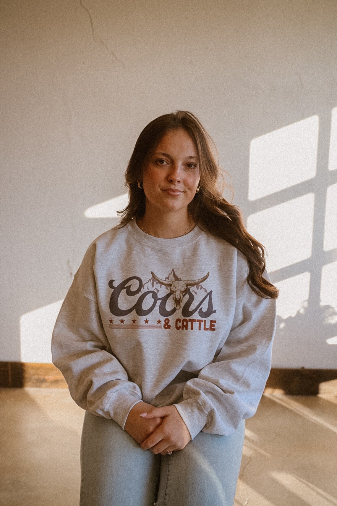 Coors & Cattle Western Sweatshirt