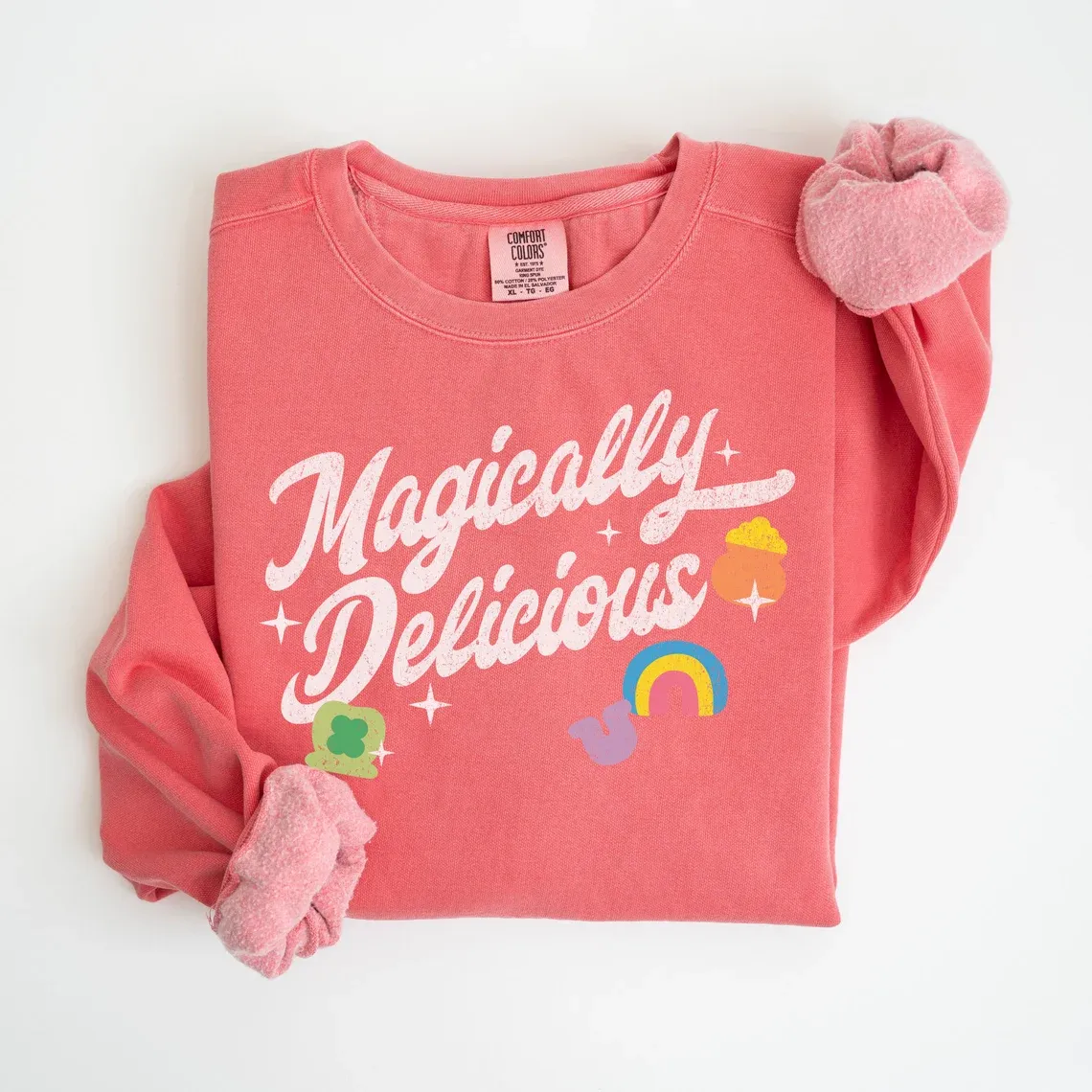 Comfort Colors Magically Delicious St Patrick's Day Sweatshirt