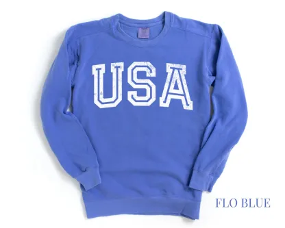 USA Comfort Colors Crewneck Sweatshirt