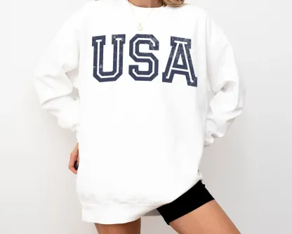 USA Comfort Colors Crewneck Sweatshirt