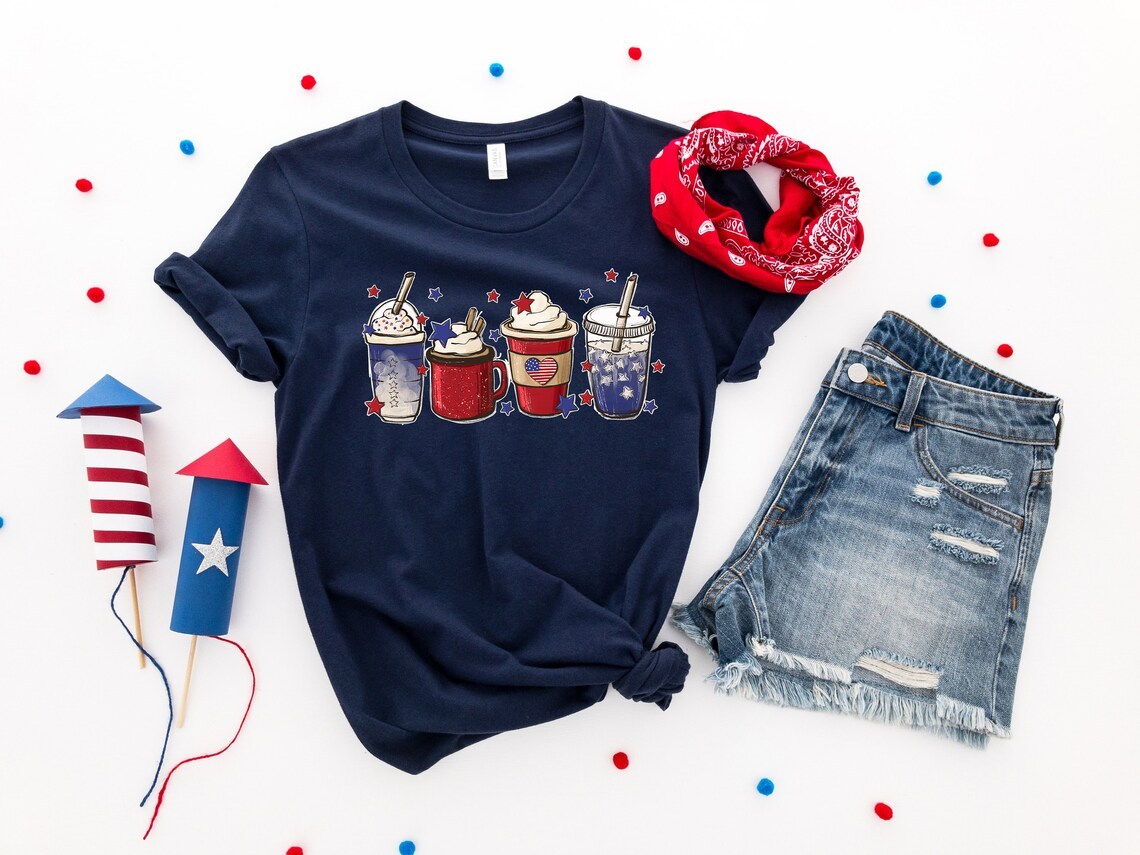 4th of July Coffee Shirts