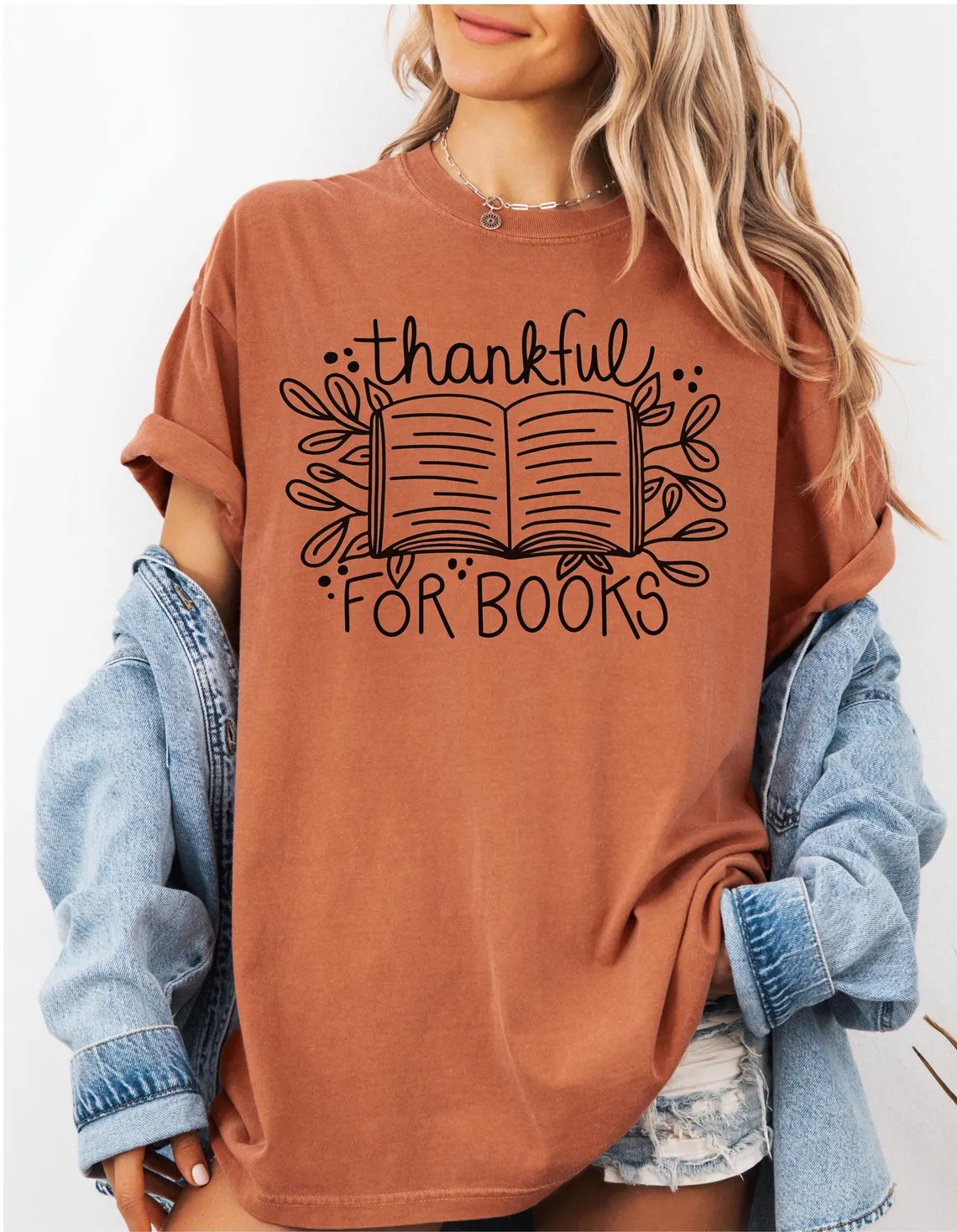 Thankful for Books T-Shirt