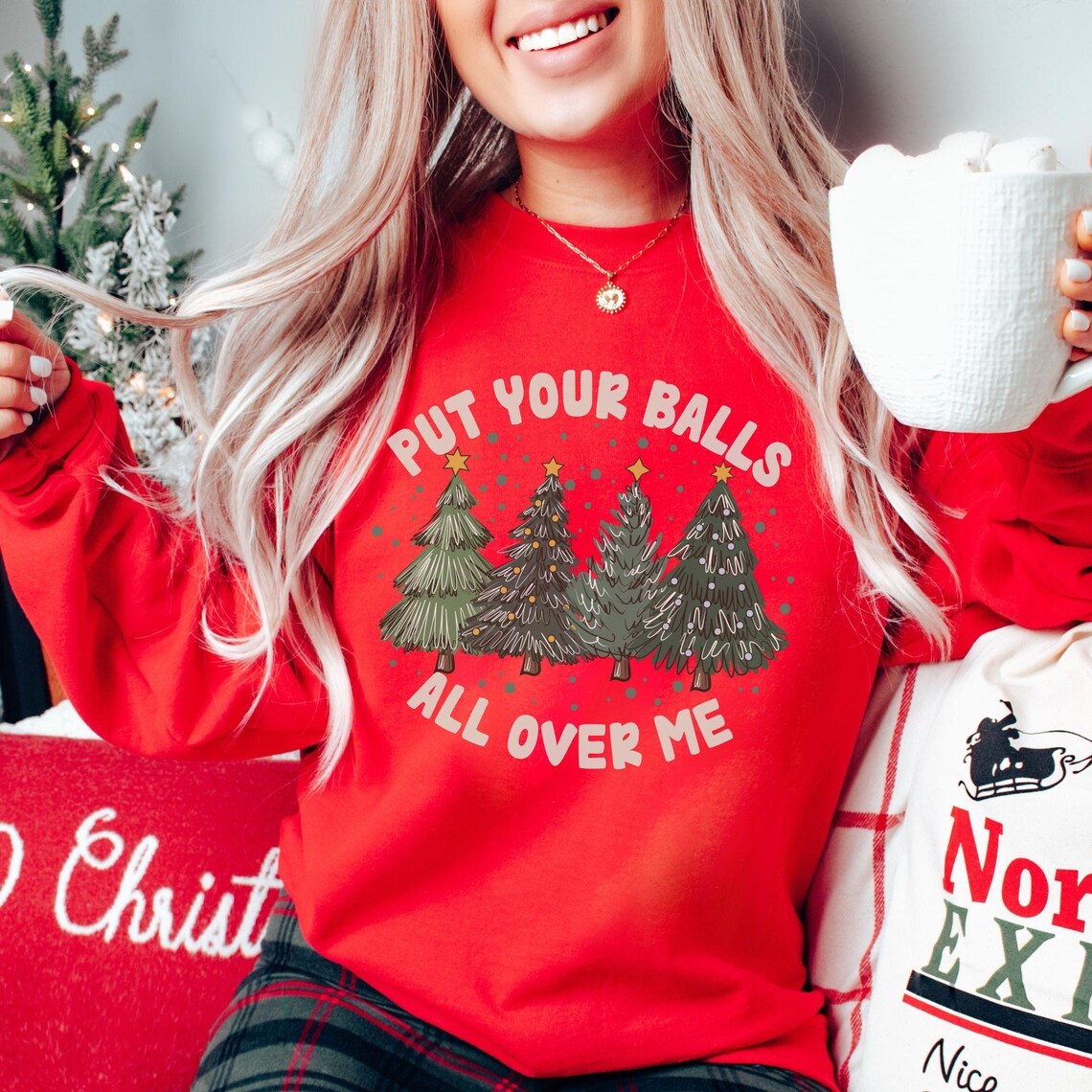 Christmas Tree Crewneck Sweatshirt