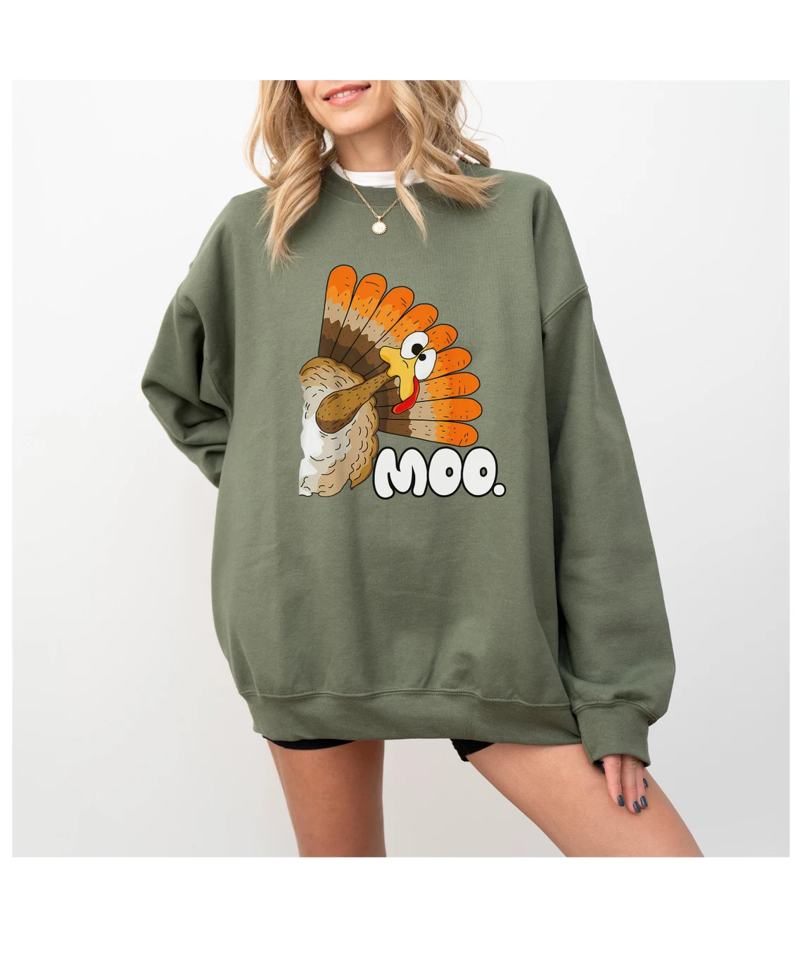 Funny Thanksgiving Turkey Sweatshirt