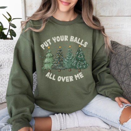 Christmas Tree Crewneck Sweatshirt