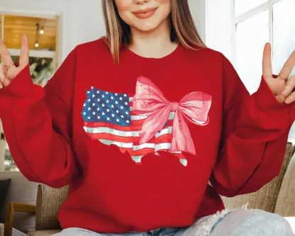 Coquette 4th of July Sweatshirt