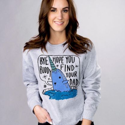 Christmas Whale Ugly Crewneck Sweatshirt