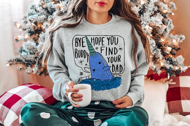 Christmas Whale Ugly Crewneck Sweatshirt