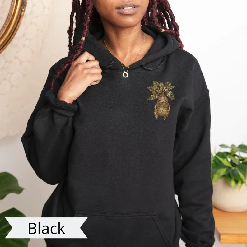Vintage Botanical Plant Lover Hoodie