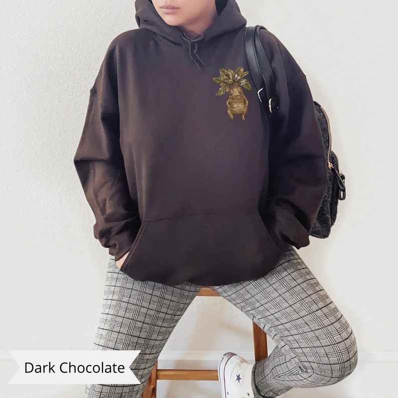 Vintage Botanical Plant Lover Hoodie