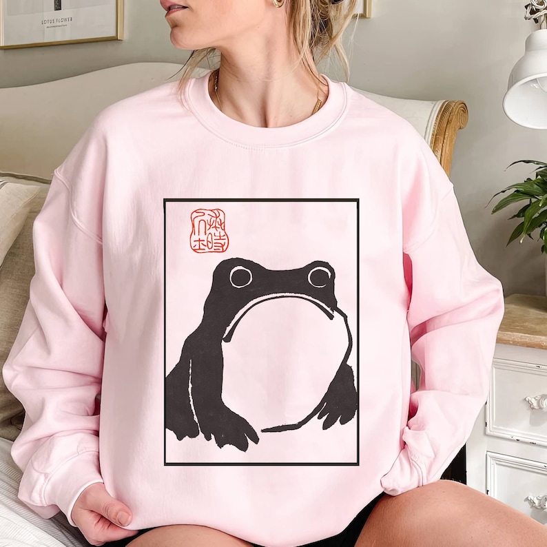 Unimpressed Frog Sweatshirt