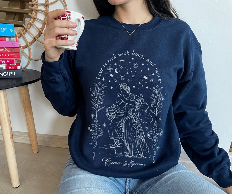 Orpheus Eurydice Greek Mythology Dark Academia Sweatshirt