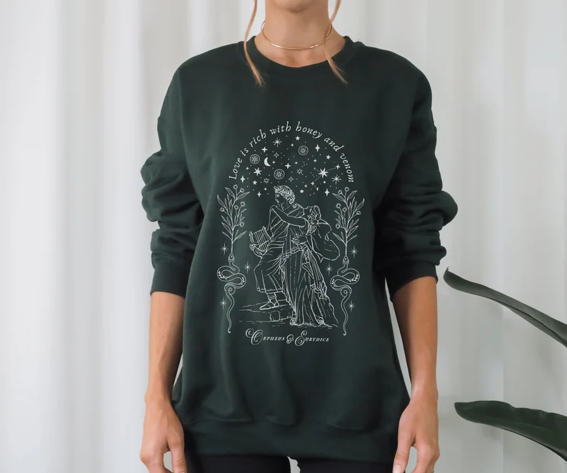 Orpheus Eurydice Greek Mythology Dark Academia Sweatshirt