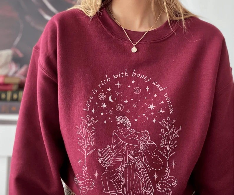 Orpheus Eurydice Greek Mythology Dark Academia Sweatshirt