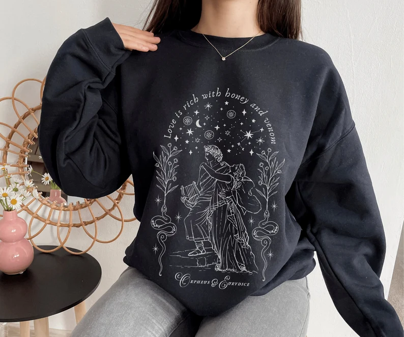 Orpheus Eurydice Greek Mythology Dark Academia Sweatshirt