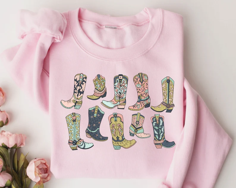 Cowgirl Boots Sweatshirt