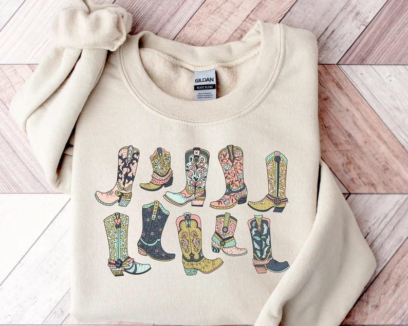 Cowgirl Boots Sweatshirt