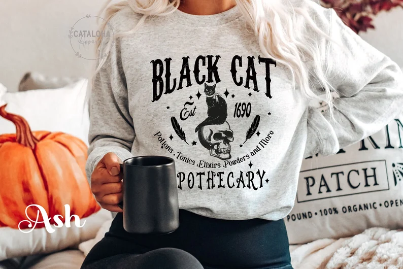Black Cat Apothecary sweatshirt