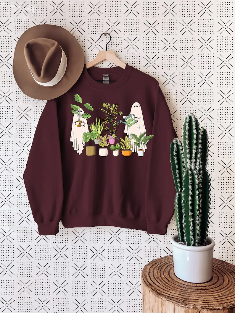 Funny Plant Ghost Sweatshirt