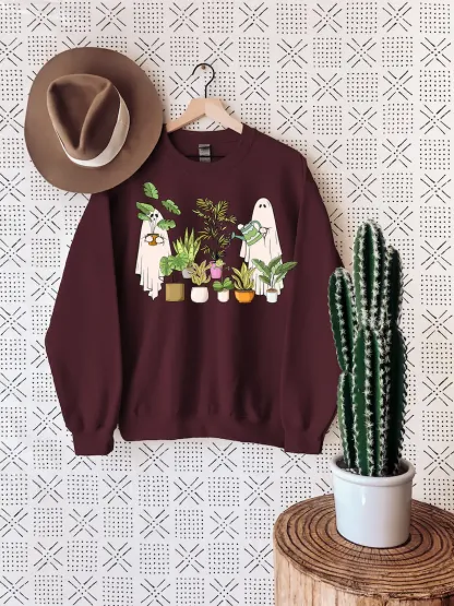 Funny Plant Ghost Sweatshirt