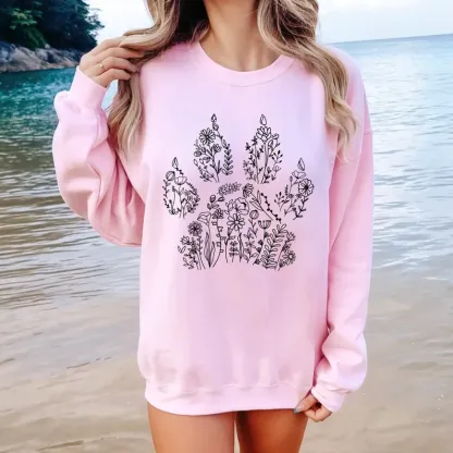 Sweatshirt with Dog paw