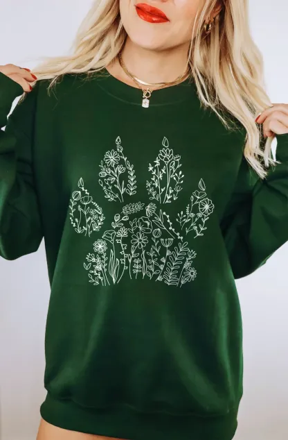 Sweatshirt with Dog paw