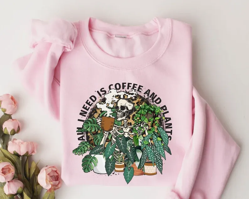Skeleton Plant Lover Sweatshirt