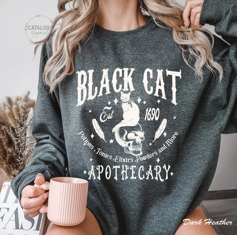 Black Cat Apothecary sweatshirt