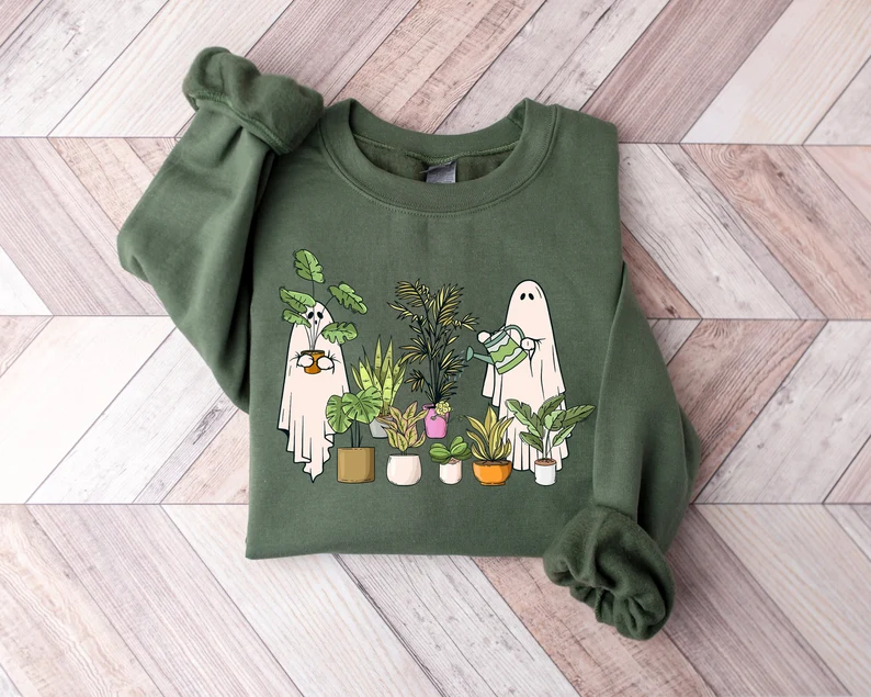 Funny Plant Ghost Sweatshirt