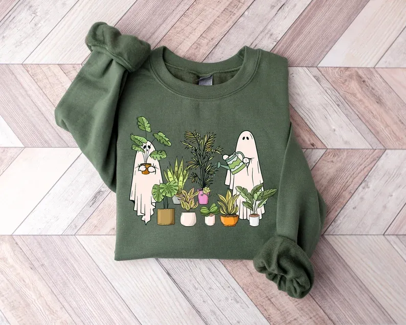 Funny Plant Ghost Sweatshirt