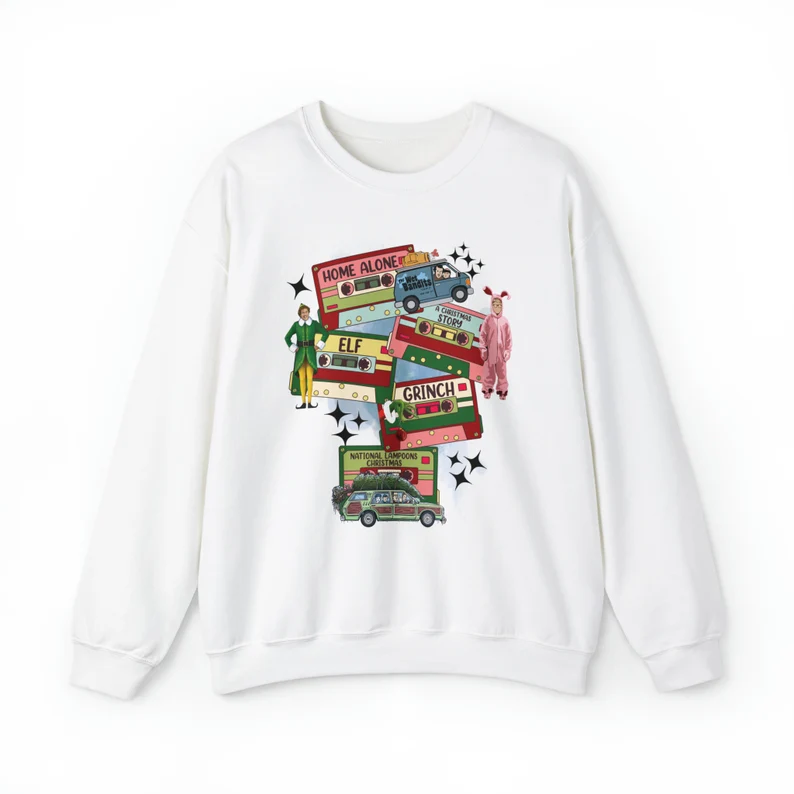 Christmas Movies Crewneck Sweatshirt
