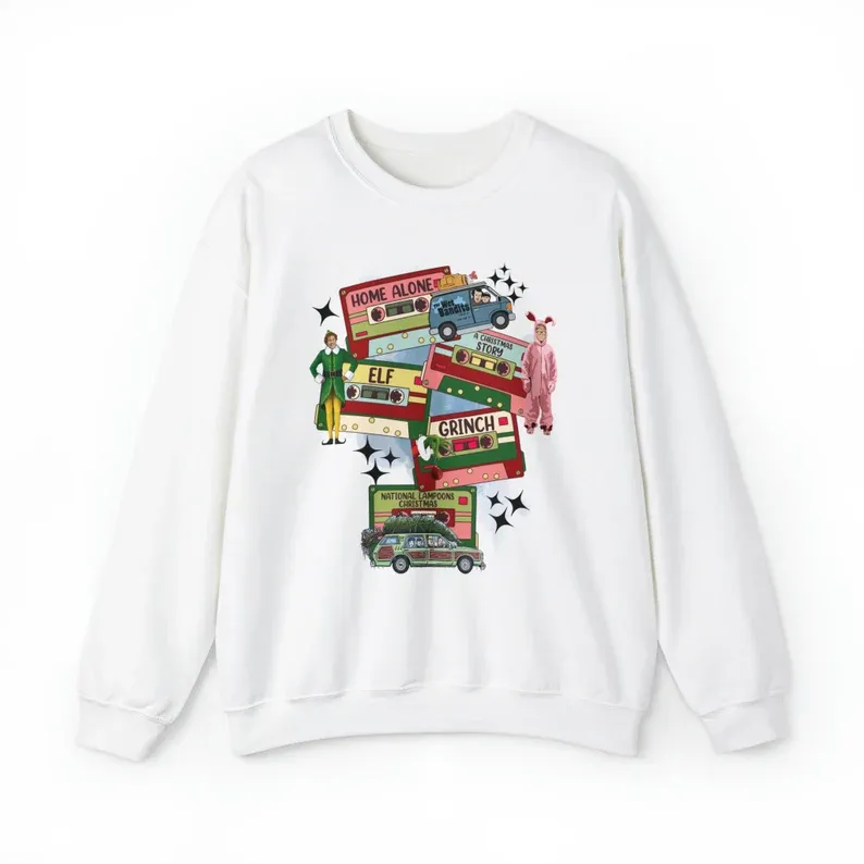 Christmas Movies Crewneck Sweatshirt